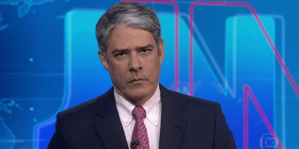 Jornalista da globo foi assassinado e coube a William Bonner, sem voz, dar triste notícia