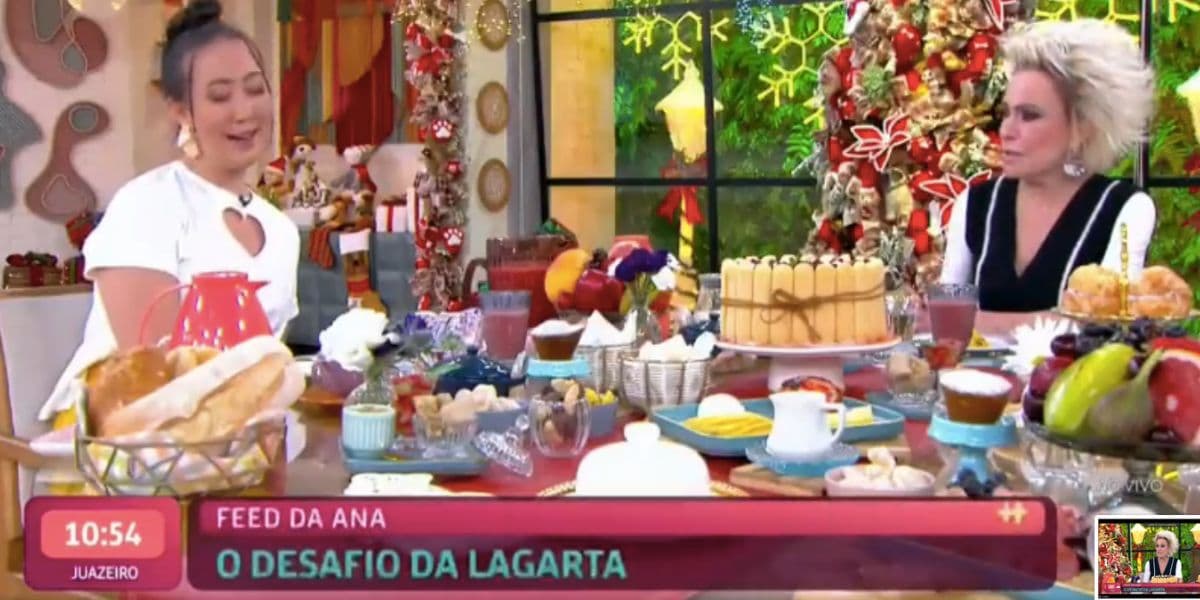 Ana Maria dá invertida em Juju Massaoka (Reprodução) Ana Maria dá invertida em Juju Massaoka (Reprodução)
