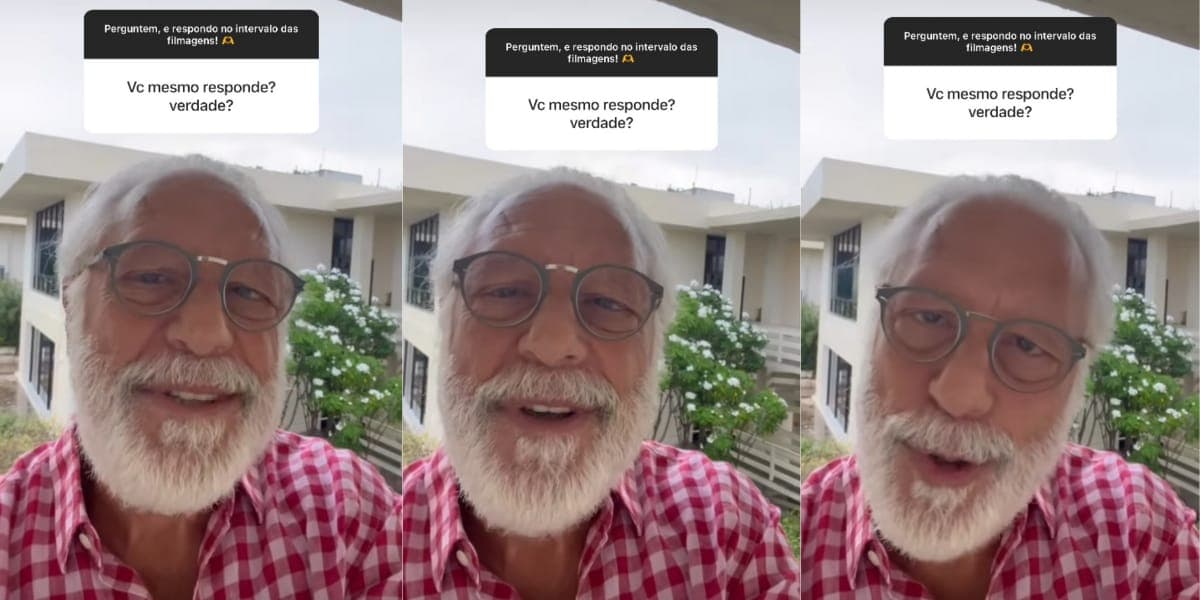 Antonio Fagundes garante que é ele que responde todas as mensagens enviadas em suas redes sociais (Reprodução: Instagram) Antonio Fagundes garante que é ele que responde todas as mensagens enviadas em suas redes sociais (Reprodução: Instagram)