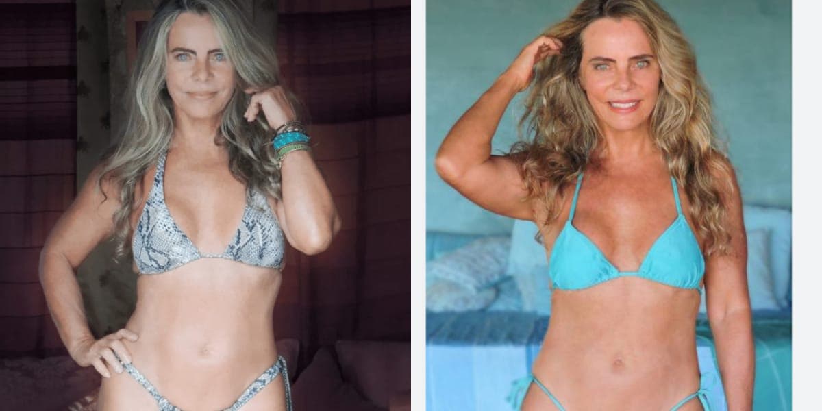 A atriz esbanja seu corpão de biquíni, mesmo aos 70 anos de idade (Reprodução: Instagram) A atriz esbanja seu corpão de biquíni, mesmo aos 70 anos de idade (Reprodução: Instagram)