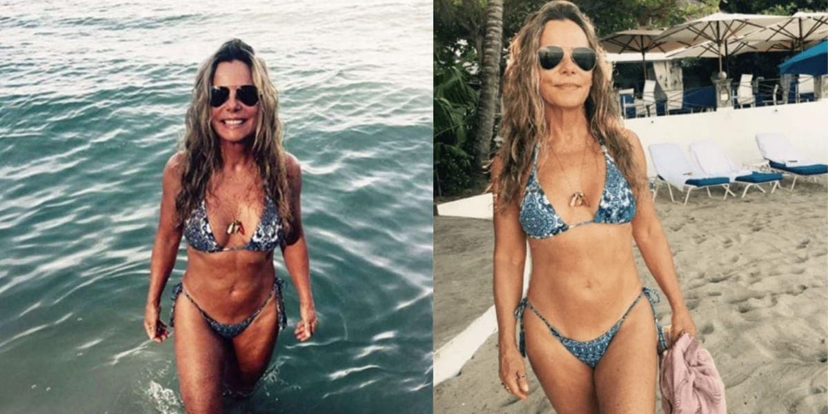 A artista costuma aproveitar um banho de mar em seus momentos de lazer (Reprodução: Instagram) A artista costuma aproveitar um banho de mar em seus momentos de lazer (Reprodução: Instagram)