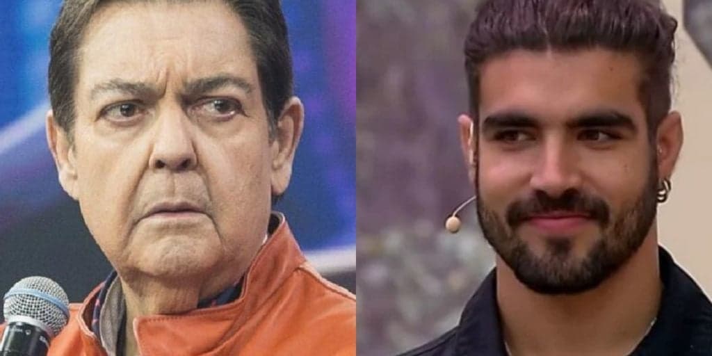 Caio Castro ficou em saia justa durante programa do Faustão, ao vivo: "Esse assunto não deveria ser falado"