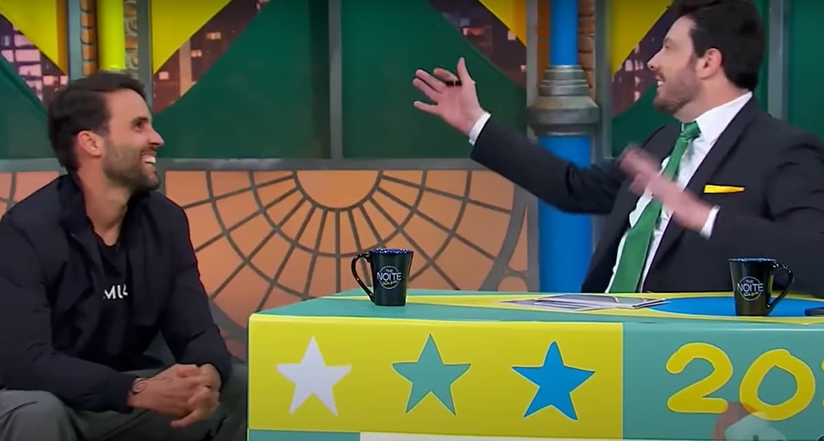 Famoso nutricionista, confessa o que descobriu de seu filho no The Noite (Reprodução/ SBT) Famoso nutricionista, confessa o que descobriu de seu filho no The Noite (Reprodução/ SBT)
