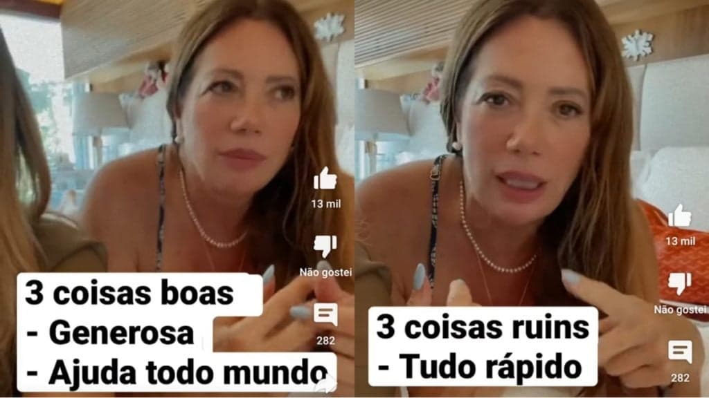 Sogra de Bruno Gagliasso fala bem e mal da própria filha em vídeo de lista (Reprodução/ YouTube) Sogra de Bruno Gagliasso fala bem e mal da própria filha em vídeo de lista (Reprodução/ YouTube)