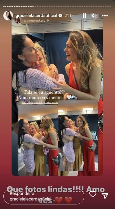 De acordo com esposa de César Filho, encontro com Graciele Lacerda foi incrível (Reprodução) De acordo com esposa de César Filho, encontro com Graciele Lacerda foi incrível (Reprodução)