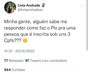Lívia Andrade troca farpas com Pétala (Reprodução) Lívia Andrade troca farpas com Pétala (Reprodução)
