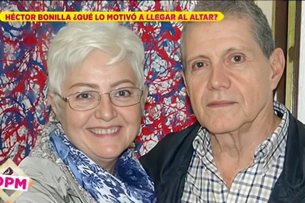 Hector Bonilla e a esposa (Foto: Reprodução) Hector Bonilla e a esposa (Foto: Reprodução)
