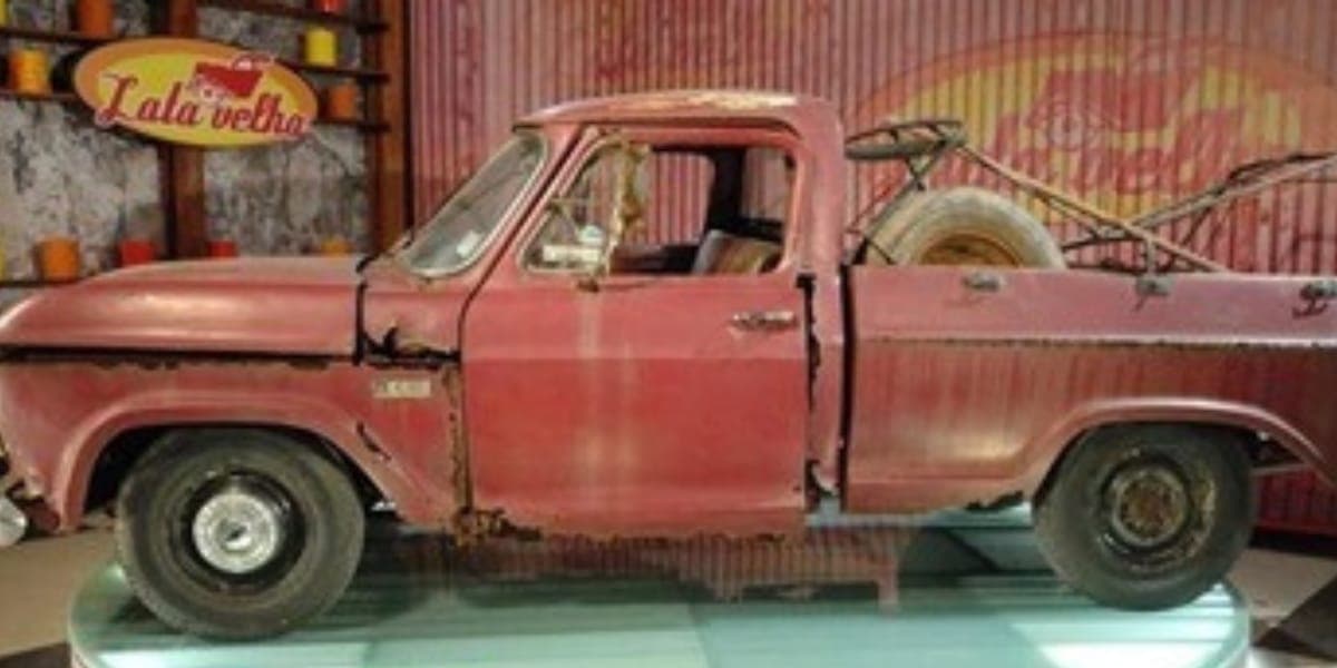 Chevrolet C10 antes da reforma (Reprodução: Globo) Chevrolet C10 antes da reforma (Reprodução: Globo)