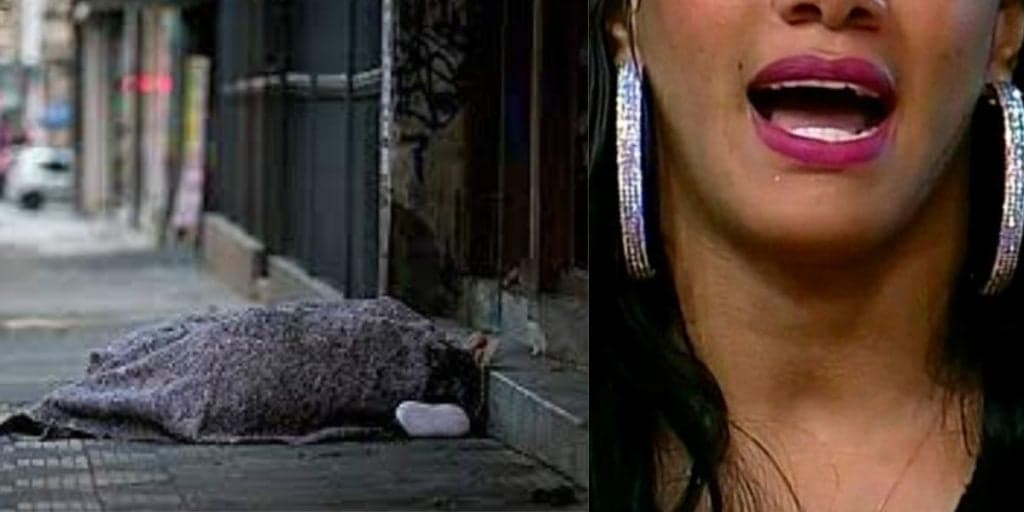 Moradora de rua: Atriz acabou perdendo tudo que tinha e ficou em verdadeira miséria