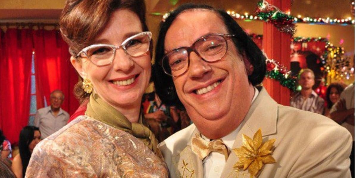 Márcia Manfredini e Marcos Oliveira (Beiçola) em A Grande Família, seriado da Globo (Foto Reprodução/Internet) Márcia Manfredini e Marcos Oliveira (Beiçola) em A Grande Família, seriado da Globo (Foto Reprodução/Internet)