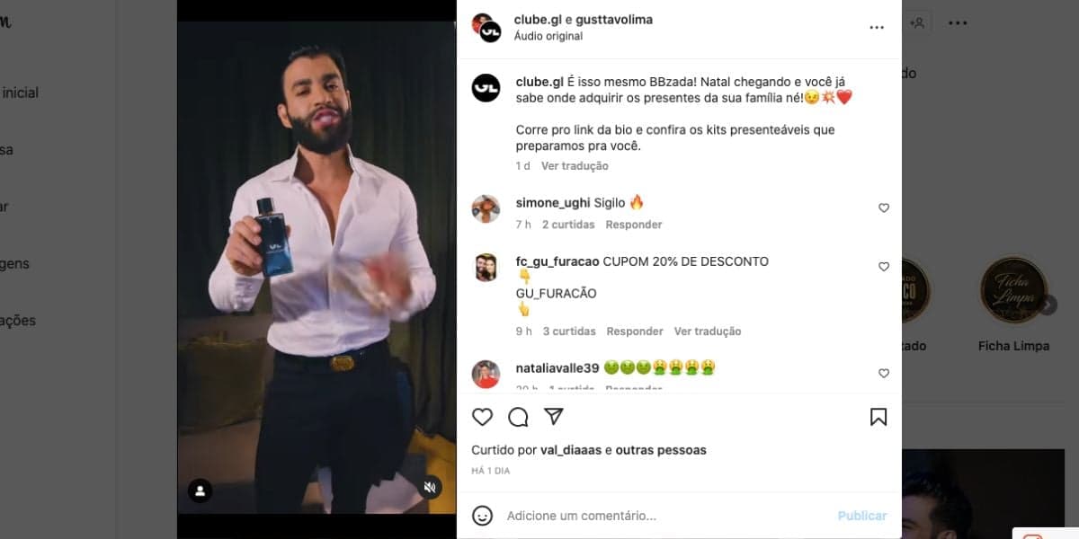 Público detona Gusttavo Lima nas redes sociais (Reprodução) Público detona Gusttavo Lima nas redes sociais (Reprodução)