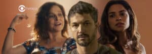 Travessia - Núbia (Drica Moraes) descobre segredo bombástico de Oto (Romulo Estrela) e se prepara para ferrar Brisa (Lucy Alves) (Foto: Reprodução / Globo / Montagem TV Foco) Travessia - Núbia (Drica Moraes) descobre segredo bombástico de Oto (Romulo Estrela) e se prepara para ferrar Brisa (Lucy Alves) (Foto: Reprodução / Globo / Montagem TV Foco)