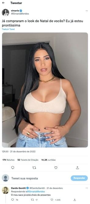 Danilo Gentili é criticado por conta de comentário escandaloso em foto de Simaria (Reprodução) Danilo Gentili é criticado por conta de comentário escandaloso em foto de Simaria (Reprodução)