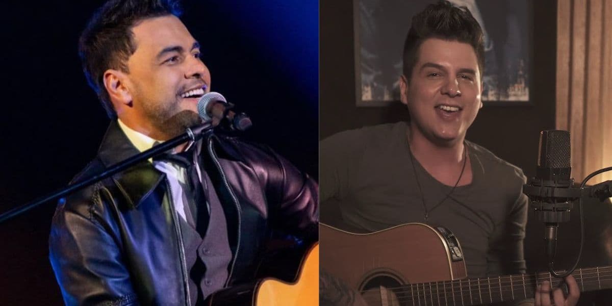 De acordo com Felipe Araújo, Zezé Di Camargo pediu número de amigo (Reprodução) De acordo com Felipe Araújo, Zezé Di Camargo pediu número de amigo (Reprodução)