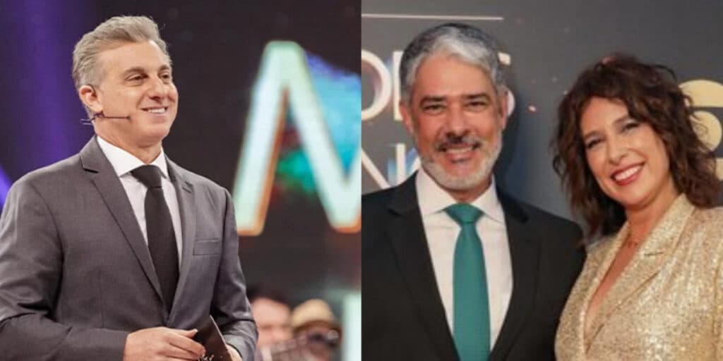 Luciano Huck encurrala William Bonner e diz o que o jornalista fez com a esposa na Globo: "Desconcertado''
