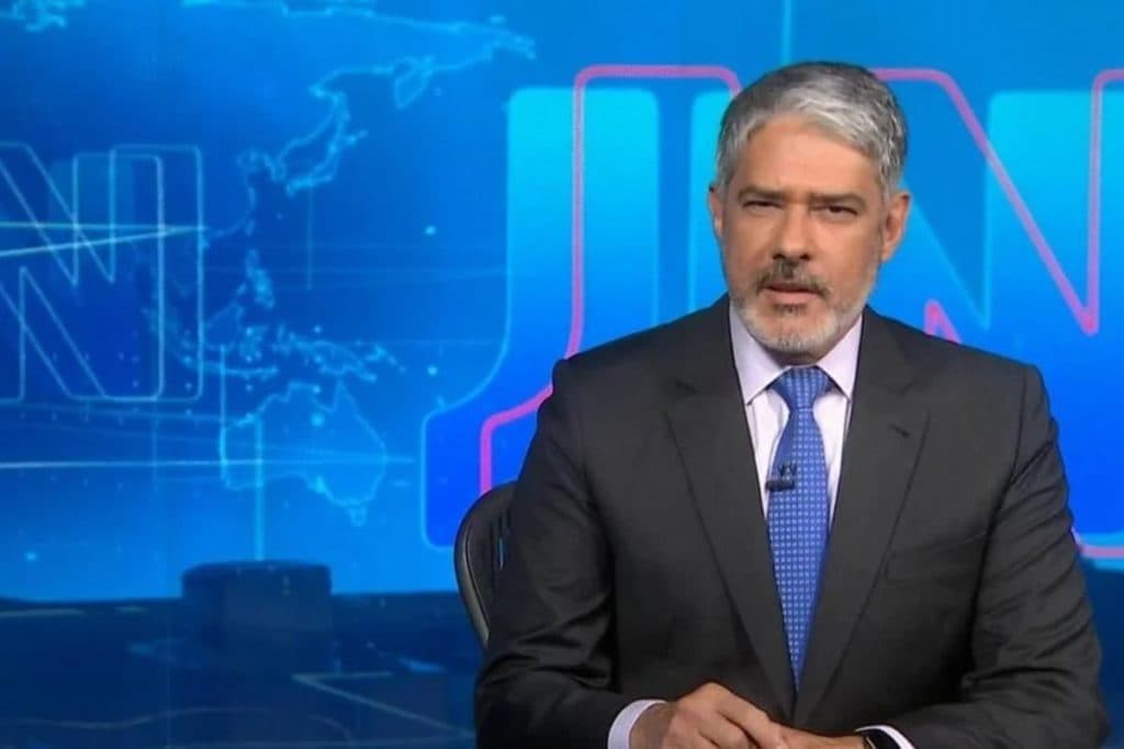 William Bonner no Jornal Nacional - Foto Reprodução William Bonner no Jornal Nacional - Foto Reprodução
