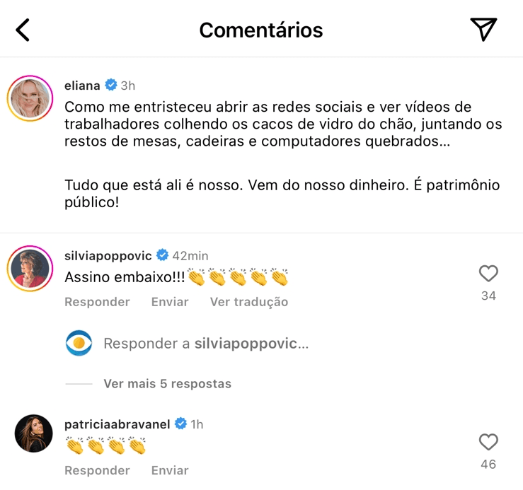 Patrícia Abravanel reage a textão de Eliana (Foto: Divulgação) Patrícia Abravanel reage a textão de Eliana (Foto: Divulgação)