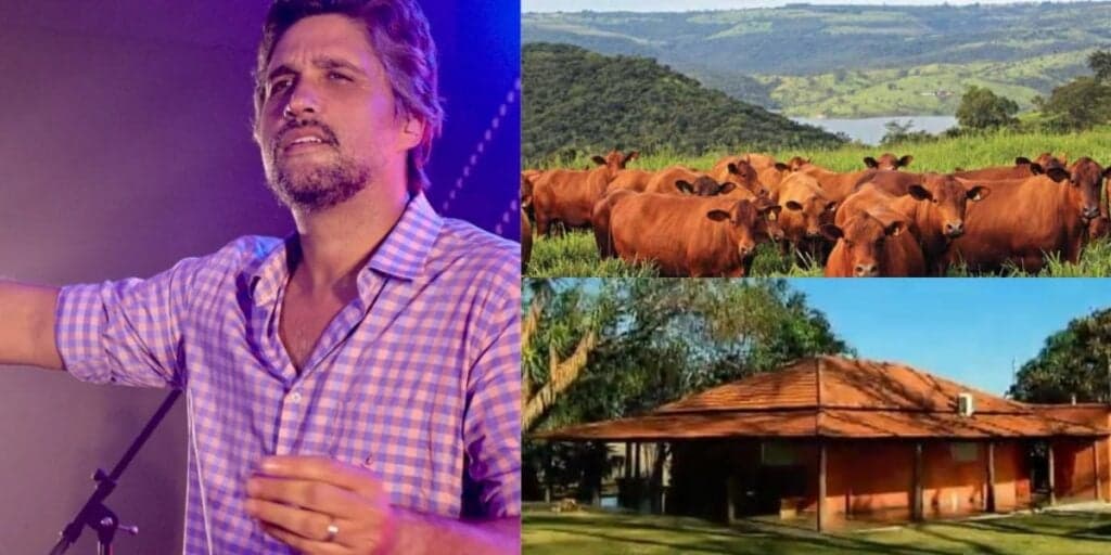 Criação de gados, estúdio de música e lago enorme: a belíssima fazenda Paraíso de Leo Chaves