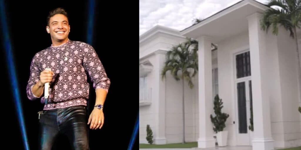 Porta gigantesca, quadros e lustre enorme: mansão milionária do sertanejo Wesley Safadão é a mais absurda