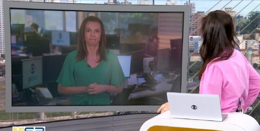Ana Paula Araújo vai ao ar antes da hora, é surpreendida por péssima notícia de Sabina e não esconde desespero
