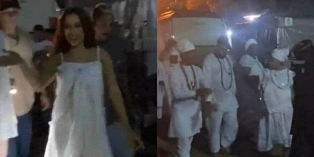 Anitta grava clipe em terreiro de Candomblé, convoca 'Exu' e é atacada por cristãos