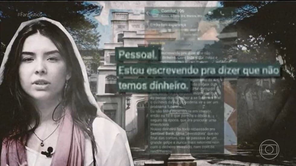Fantástico voltou a abordar o caso da estudante que desviou milhões de um fundo que seria usado para a formatura- Foto: Reprodução/Globo Fantástico voltou a abordar o caso da estudante que desviou milhões de um fundo que seria usado para a formatura- Foto: Reprodução/Globo