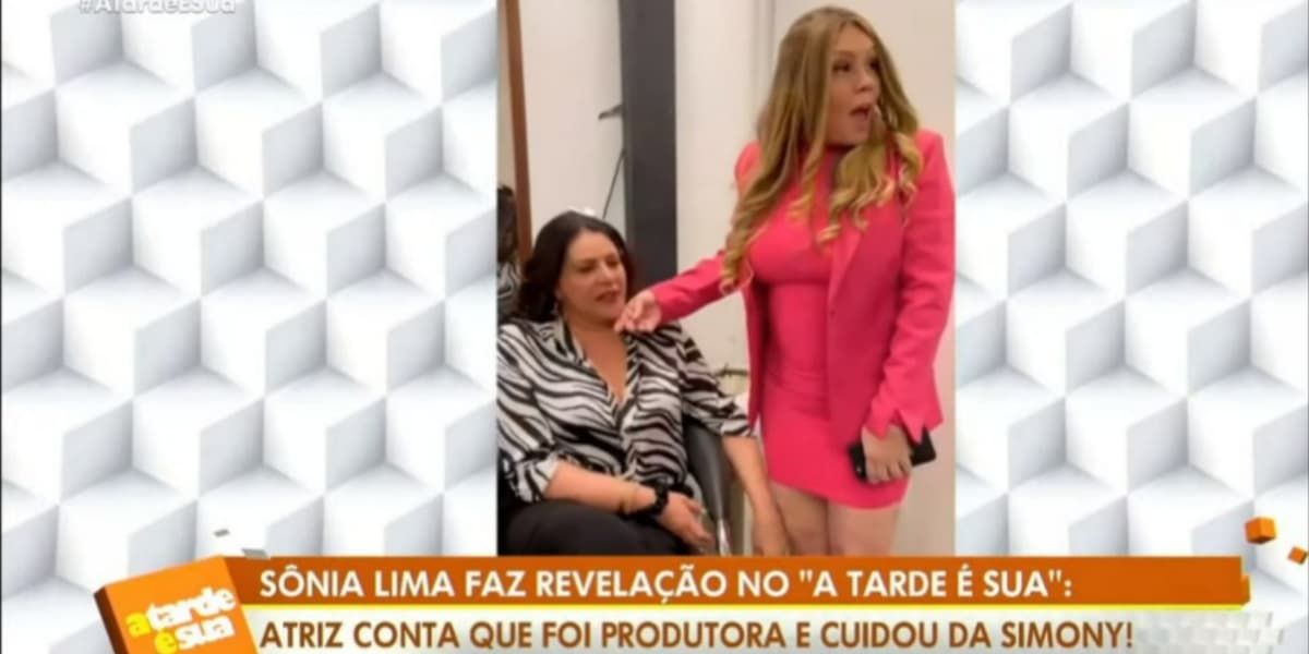 Sônia Lima e Simony (Foto: Reprodução/RedeTV!) Sônia Lima e Simony (Foto: Reprodução/RedeTV!)