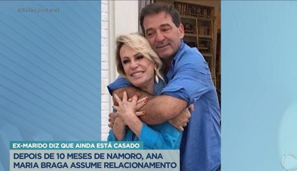 Ex de Ana Maria Braga disse que ainda está casado com a loira Ex de Ana Maria Braga disse que ainda está casado com a loira
