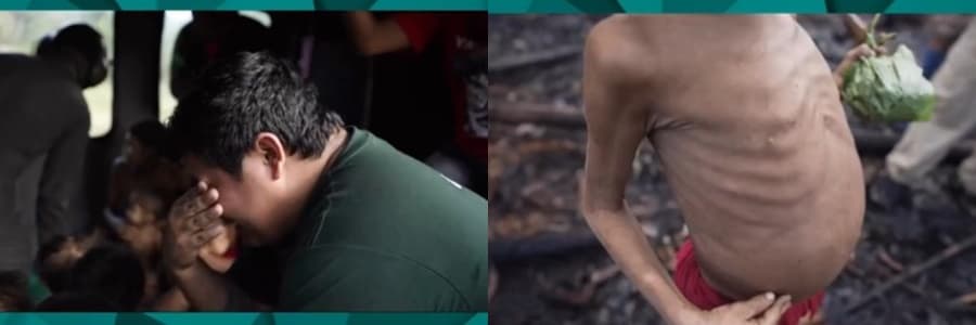 Fantástico mostrou imagens fortes da tragédia que atinge os indigenas de Roraima Fantástico mostrou imagens fortes da tragédia que atinge os indigenas de Roraima