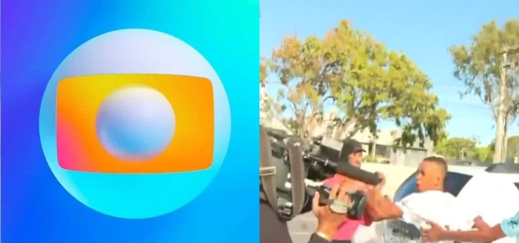Globo interrompe jornal ao vivo, flagra repórter da Record sendo agredida e âncora não esconde repulsa