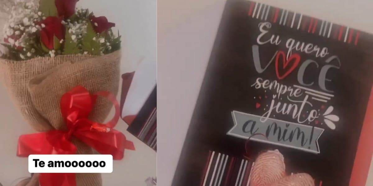 Gretchen mostrou o presente que ganhou de seu marido, Esdras de Souza, um lindo buquê de flores (Reprodução: Instagram) Gretchen mostrou o presente que ganhou de seu marido, Esdras de Souza, um lindo buquê de flores (Reprodução: Instagram)