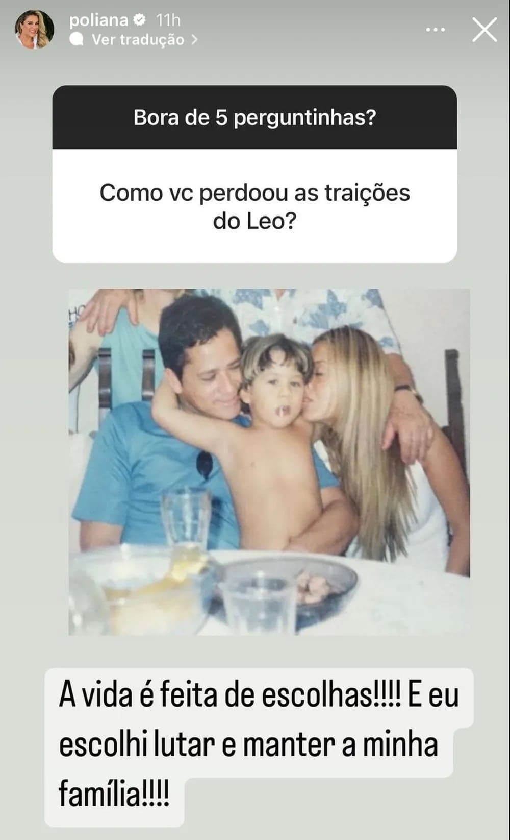 Sincera e direta, Poliana Rocha, esposa de Leonardo, faz relato inédito sobre traição do marido famoso - Foto Reprodução Instagram Sincera e direta, Poliana Rocha, esposa de Leonardo, faz relato inédito sobre traição do marido famoso - Foto Reprodução Instagram