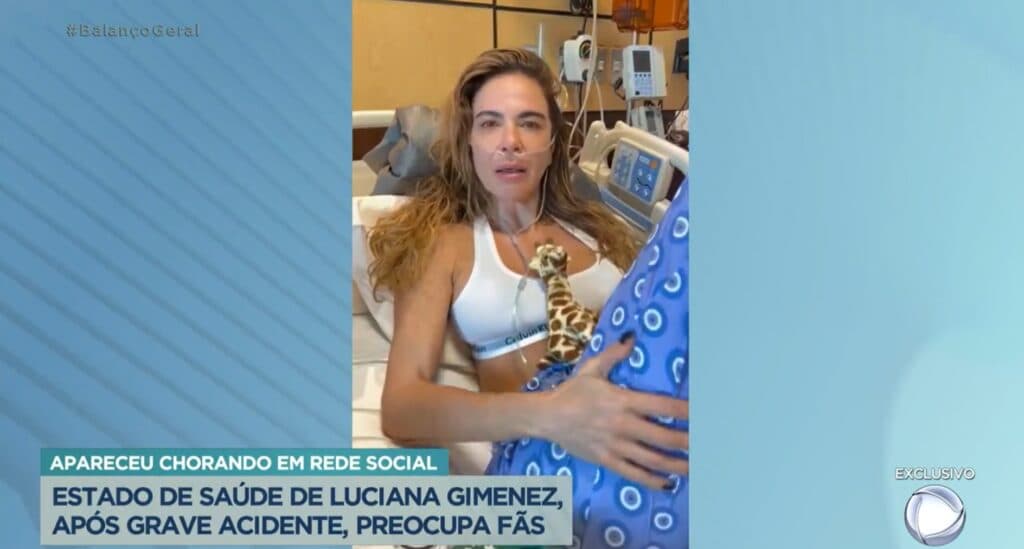 Record exibiu um vídeo de Luciana Gimenez bastante emocionada falando sobre o seu acidente Record exibiu um vídeo de Luciana Gimenez bastante emocionada falando sobre o seu acidente