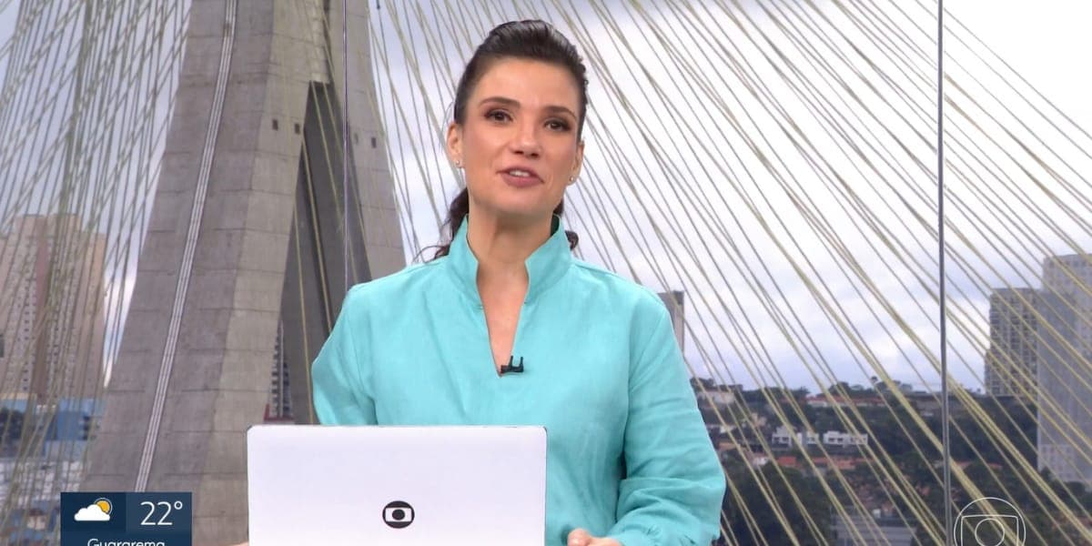 Sabia SImonato informou aos telespectadores que Rodrigo Bocardi estará de volta na próxima edição (Reprodução: Bom Dia SP/ Globo) Sabia SImonato informou aos telespectadores que Rodrigo Bocardi estará de volta na próxima edição (Reprodução: Bom Dia SP/ Globo)