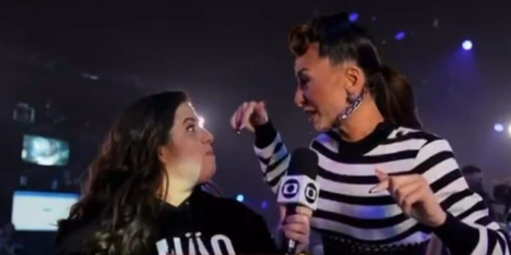 Tati Machado recebe pergunta que não devia de Sabrina Sato e retruca na Globo: "É o meu emprego"