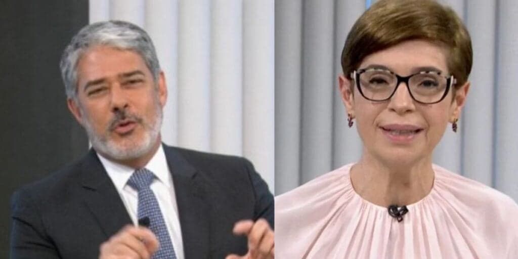 William Bonner faz recusa ao lado de Lo Prete na Globo e não esconde mágoa que carrega há anos