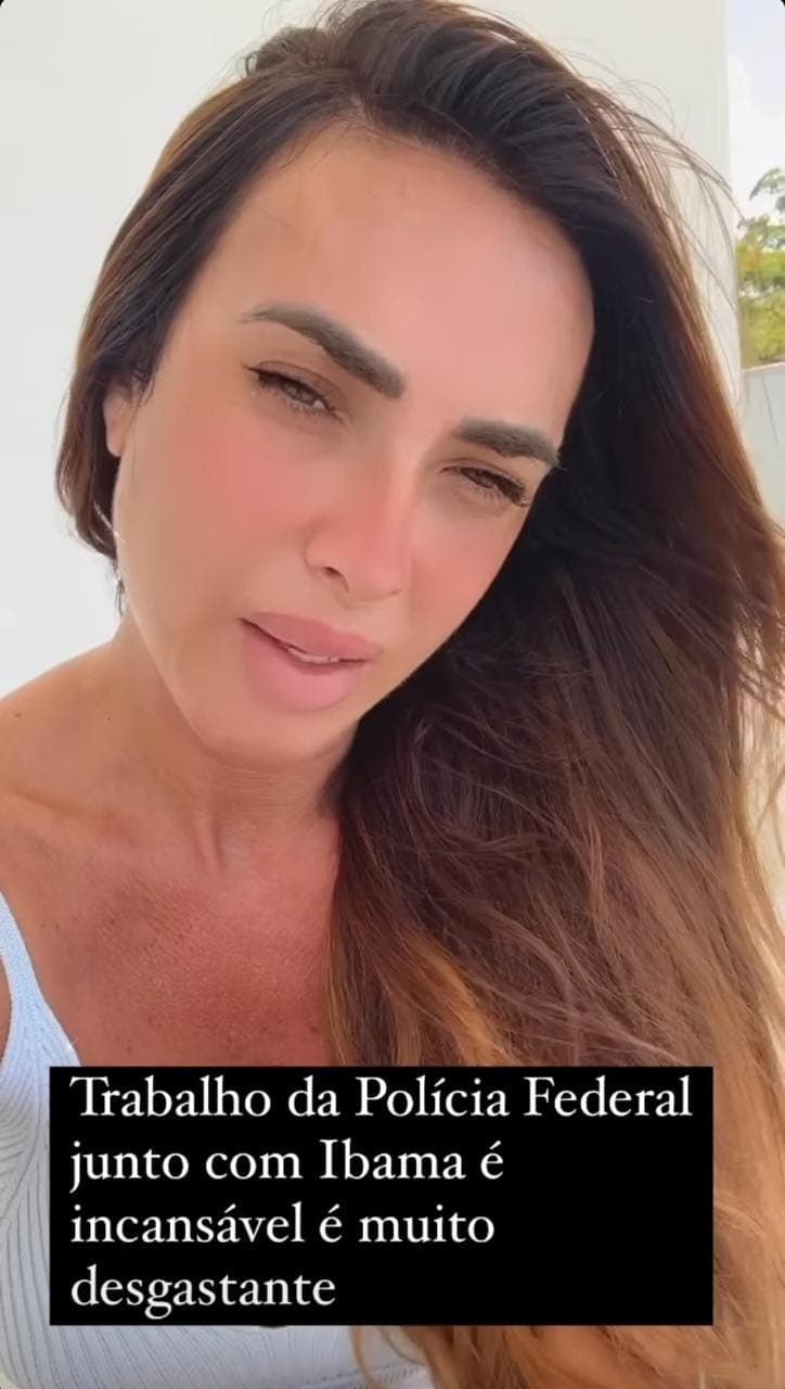 Nicole Bahls nos stories (Foto: Divulgação) Nicole Bahls nos stories (Foto: Divulgação)