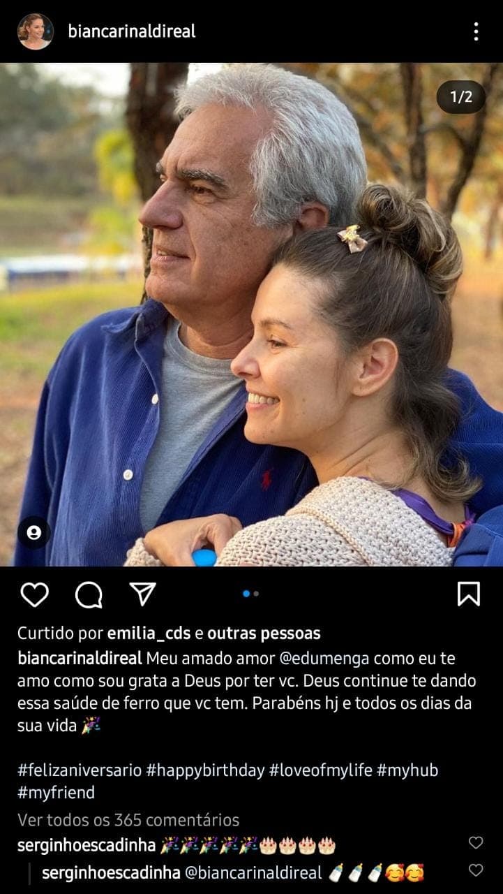 Publicação de Bianca Rinaldi (Foto: Reprodução/ Instagram) Publicação de Bianca Rinaldi (Foto: Reprodução/ Instagram)