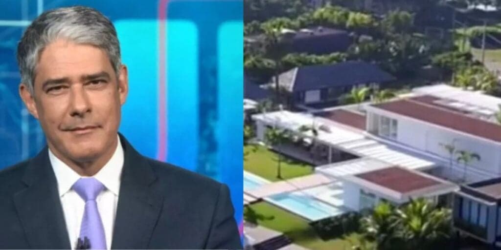 Mansão extraordinária, carros de luxo e maior salário do Brasil: A vida de William Bonner é de cair o queixo