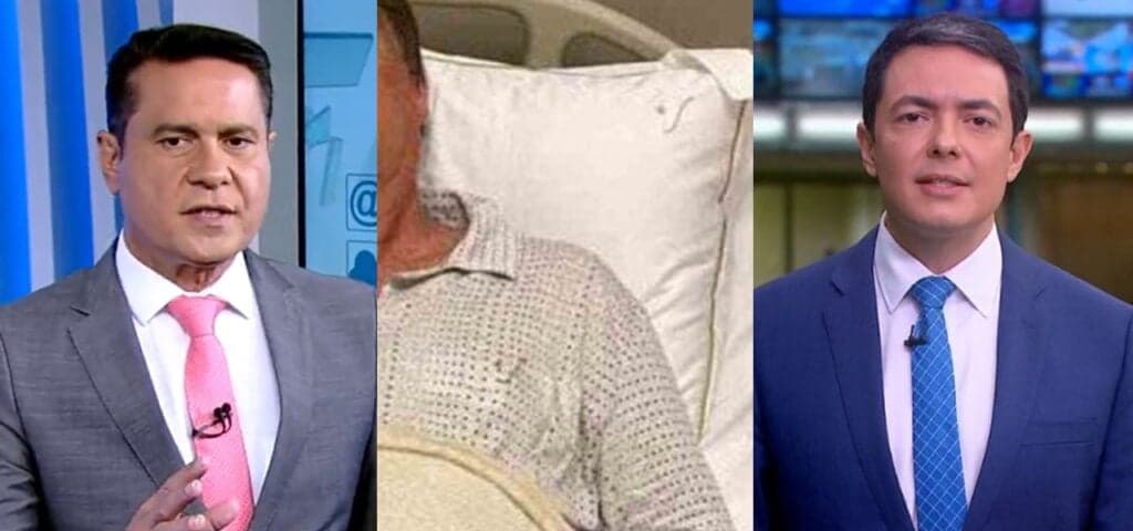 Substituto de Gottino para jornal com urgência e fura a Globo ao confirmar internação de famoso às pressas