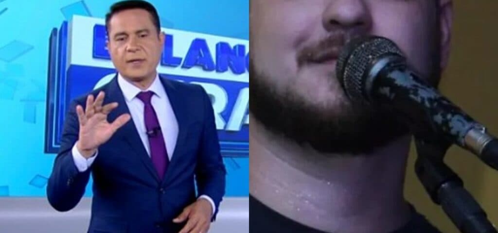 Substituto de Gottino interrompe jornal na Record e confirma assassinato de cantor sertanejo: "10 tiros"