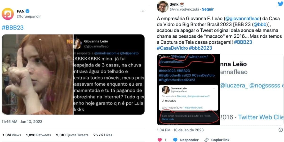 Participante da casa de vidro do BBB23 tem podres desenterrados e vira chacota devido a falas racistas e farsa sobre Lula (Foto: Reprodução / Globo) Participante da casa de vidro do BBB23 tem podres desenterrados e vira chacota devido a falas racistas e farsa sobre Lula (Foto: Reprodução / Globo)