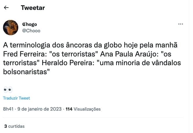 Durante o Bom Dia Brasil, da Globo, Ana Paula Araújo cortou Heraldo Pereira devido as notícias e público descobre motivo de postura de jornalista no ao vivo e voto em Bolsonaro (Fotos: Reprodução / Globo) Durante o Bom Dia Brasil, da Globo, Ana Paula Araújo cortou Heraldo Pereira devido as notícias e público descobre motivo de postura de jornalista no ao vivo e voto em Bolsonaro (Fotos: Reprodução / Globo)
