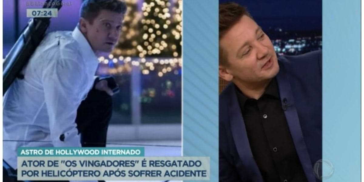 De acordo com âncora da Record, ator dos Vingadores está em estado grave (Reprodução) De acordo com âncora da Record, ator dos Vingadores está em estado grave (Reprodução)