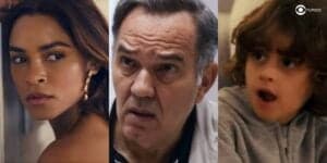 Brisa, Guerra e Tonho da novela Travessia Brisa, Guerra e Tonho da novela Travessia