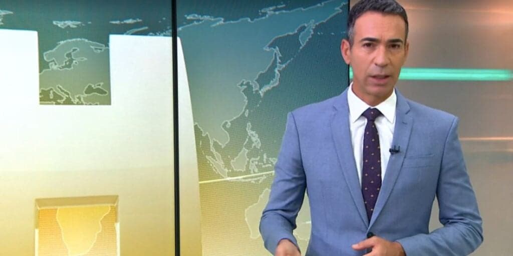 César Tralli entra ao vivo antes da hora e entristece brasileiros com notícia trágica: "Hoje"