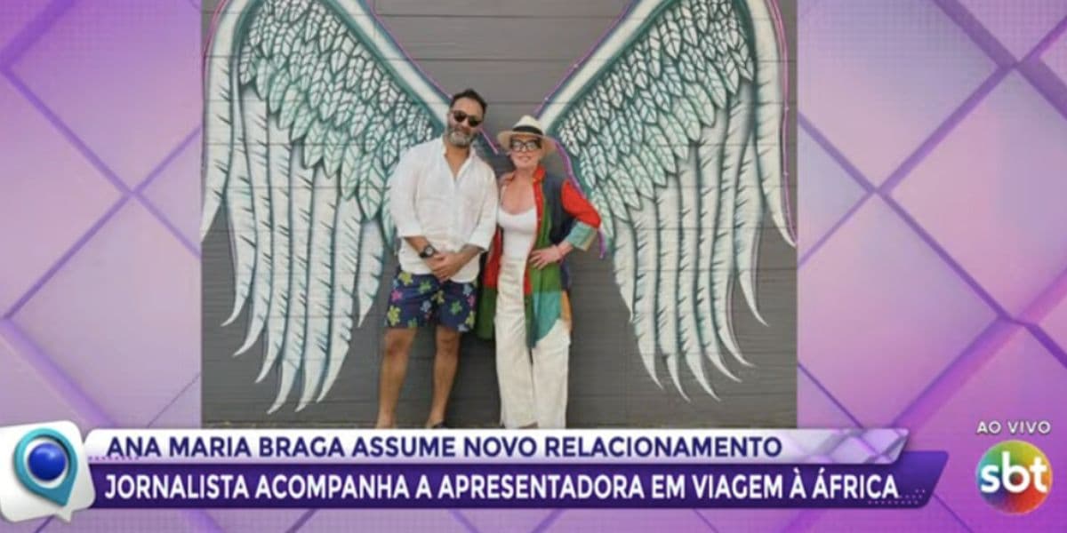 Durante o Fofocalizando, Chris Flores deu notícia sobre Ana Maria, confirmou namoro dela com Fabio Arruda e lembrou de sofrimento de loira com antigos relacionamentos (Foto: Reprodução / SBT) Durante o Fofocalizando, Chris Flores deu notícia sobre Ana Maria, confirmou namoro dela com Fabio Arruda e lembrou de sofrimento de loira com antigos relacionamentos (Foto: Reprodução / SBT)