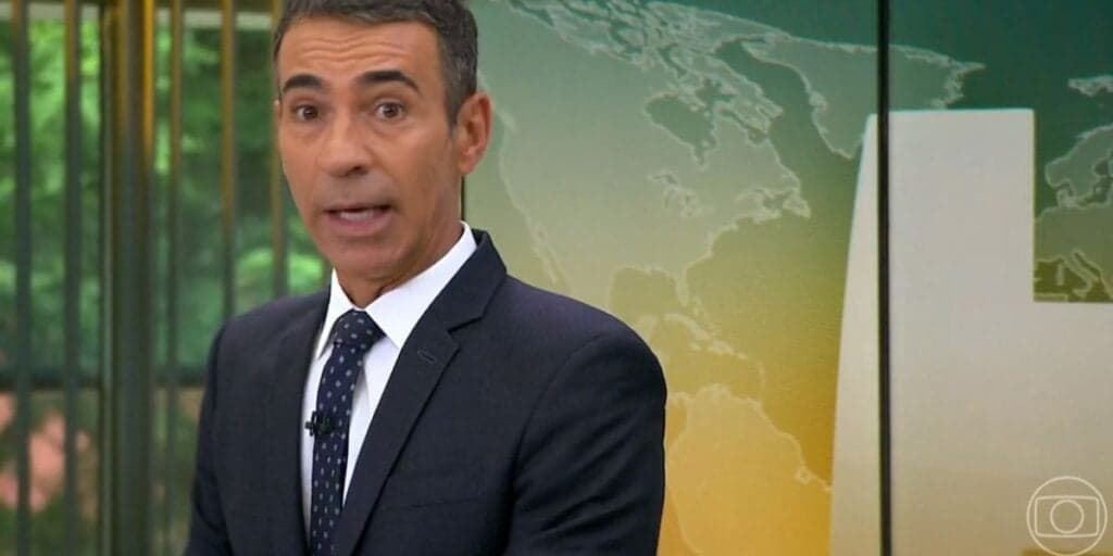 Erro da Globo obriga César Tralli parar o Jornal Hoje e se explicar ao vivo: "Nosso pedido de desculpas"