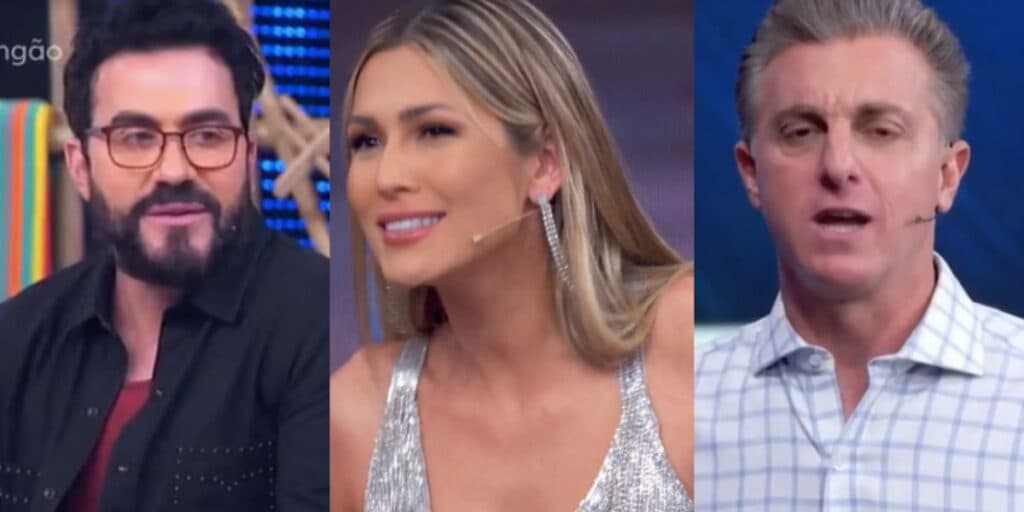 "Está bêbada", Huck e Padre Fábio implicam com Lívia Andrade e expõem o que ela fez no Domingão