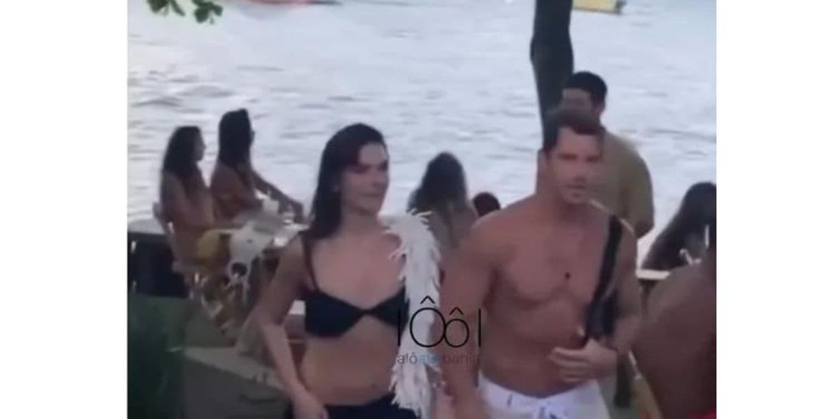 Isis Valverde é vista em clima de romance com cunhado gato de Claudia Leitte, Lucas Pereira, durante viagem para a Bahía (Foto: Reprodução / Alô Alô Bahia) Isis Valverde é vista em clima de romance com cunhado gato de Claudia Leitte, Lucas Pereira, durante viagem para a Bahía (Foto: Reprodução / Alô Alô Bahia)